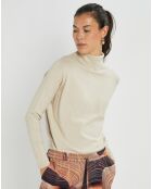 Pull fin Anouk beige