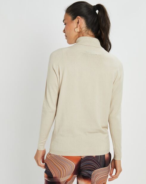 Pull fin Anouk beige