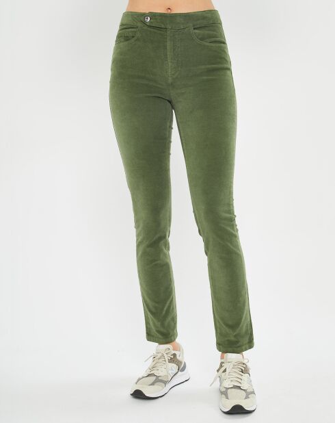 Pantalon en Velours Pants vert