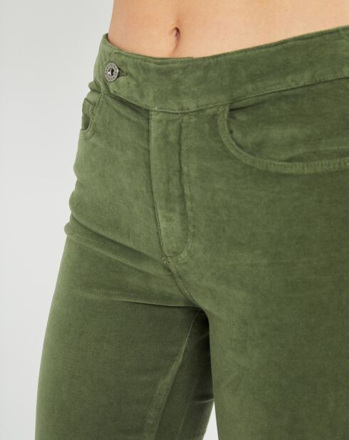 Pantalon en Velours Pants vert