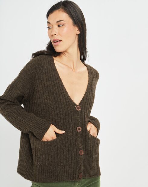 Cardigan Seven moka