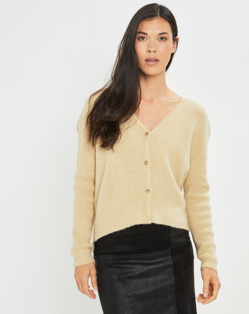 Cardigan Elsa avoine