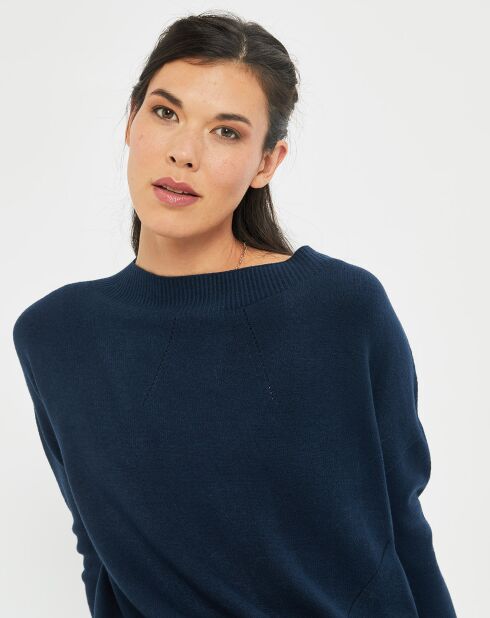 Pull fin Cosy bleuet