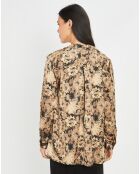 Chemise satinée Ciara écorce dorée