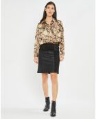 Chemise satinée Ciara écorce dorée