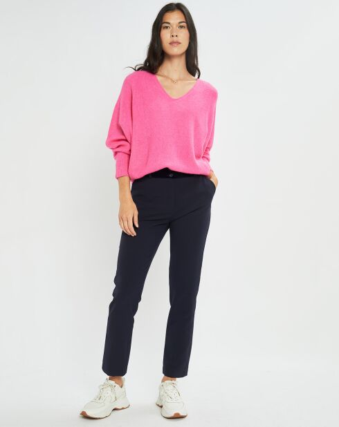 Pantalon Vogue taille velours nuit