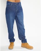 Jean large Harvester bleu moyen