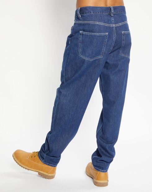 Jean large Harvester bleu moyen