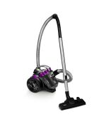 Aspirateur traineau sans sac double aspiration noir