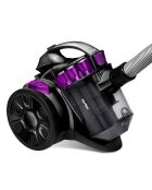 Aspirateur traineau sans sac double aspiration noir