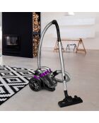 Aspirateur traineau sans sac avec brosse pour animaux noir