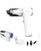 Aspirateur à main sans fil pliable avec éclairage LED  blanc