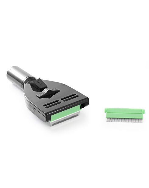 Brosse universelle pour aspirateur pour chiens et chats noire