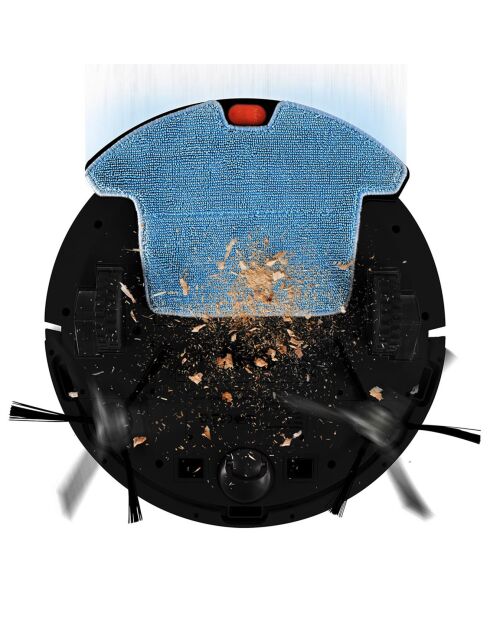 2-in-1 robotstofzuiger zwart