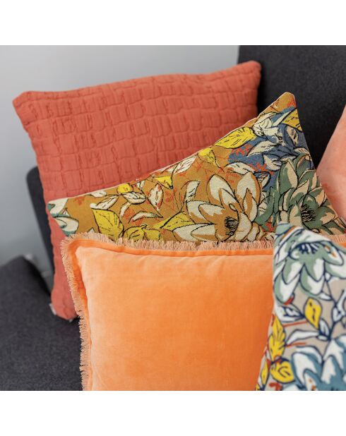 Coussin en Velours Fara goyave - 40x65 cm