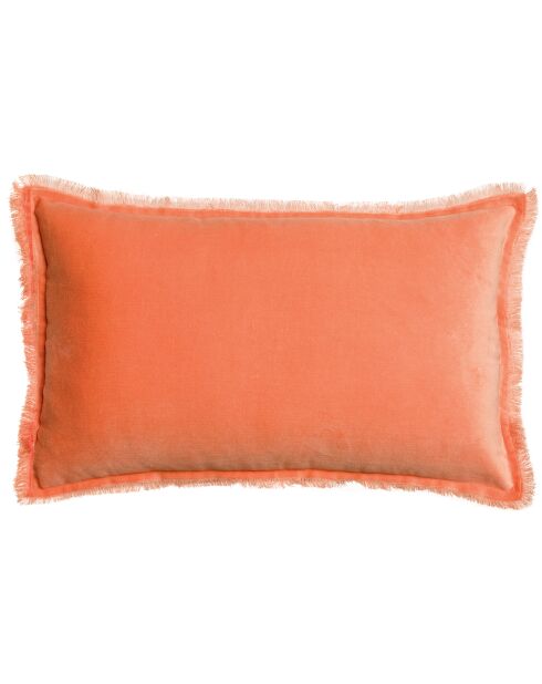 Coussin en Velours Fara goyave - 30x50 cm