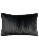 Coussin en fausse fourrure Artus ombre - 40x65 cm