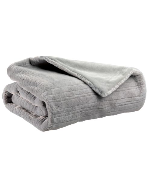 Plaid en Fausse Fourrure Tender Artus perle - 140x180 cm
