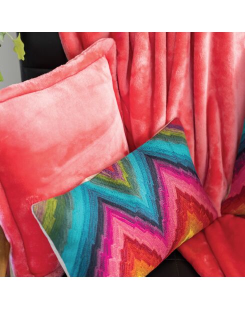 Coussin en fausse fourrure Tender malabar - 50x50 cm