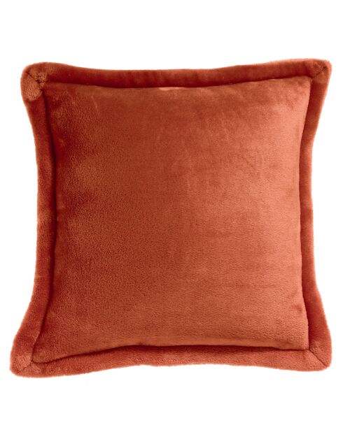 Coussin en fausse fourrure Tender marmelade - 50x50 cm