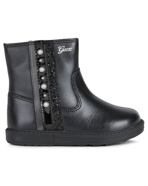 Boots en Cuir Hynde noires