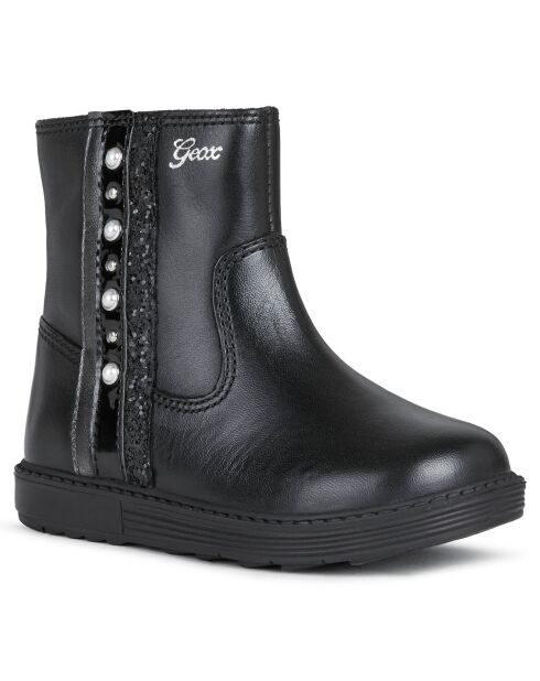 Boots en Cuir Hynde noires