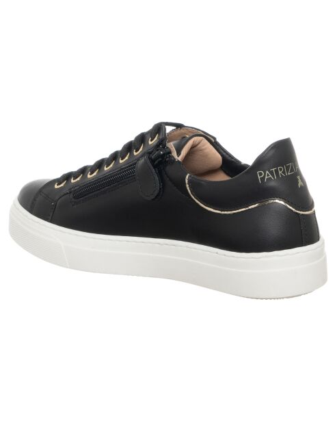 Sneakers en Cuir Vitello noires