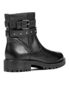 Boots en Cuir Hoara noires