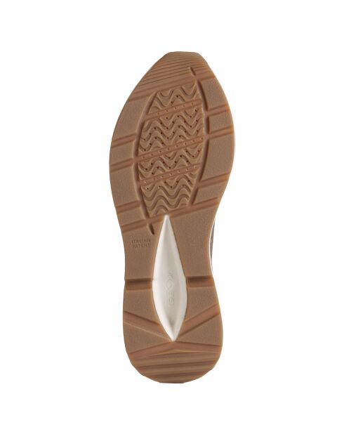 Baskets en Cuir Backsie beige foncé