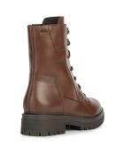 Boots en Cuir Iridea marron