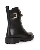 Boots en Cuir Hoara noires