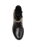 Boots en Cuir Hoara noires