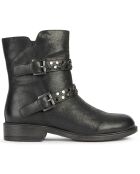 Boots en Cuir Catria noires