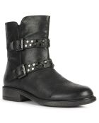 Boots en Cuir Catria noires