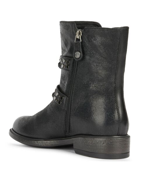 Boots en Cuir Catria noires