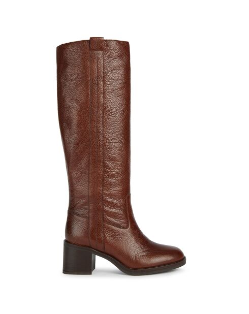 Bottes en Cuir Giulila marron