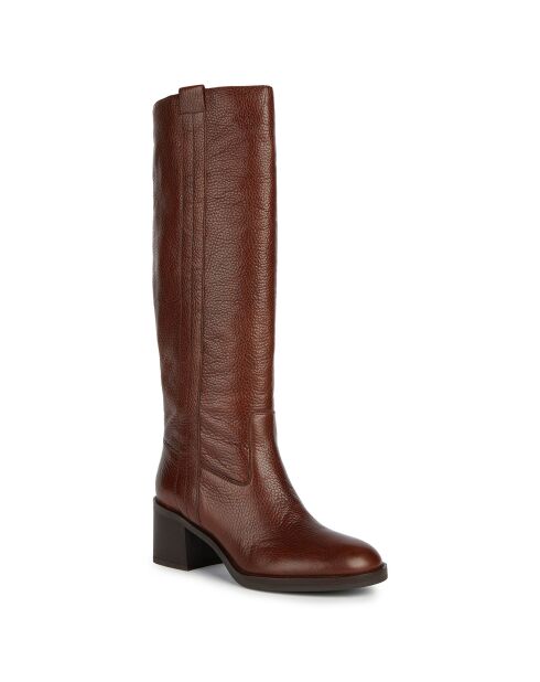 Bottes en Cuir Giulila marron