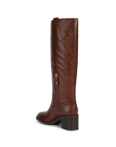 Bottes en Cuir Giulila marron