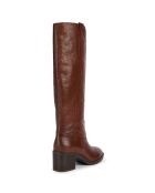 Bottes en Cuir Giulila marron