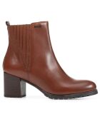 Chelsea Boots en Cuir New marron