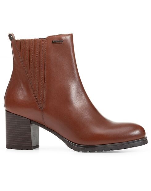 Chelsea Boots en Cuir New marron