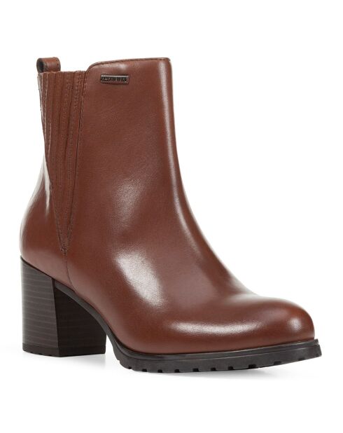 Chelsea Boots en Cuir New marron