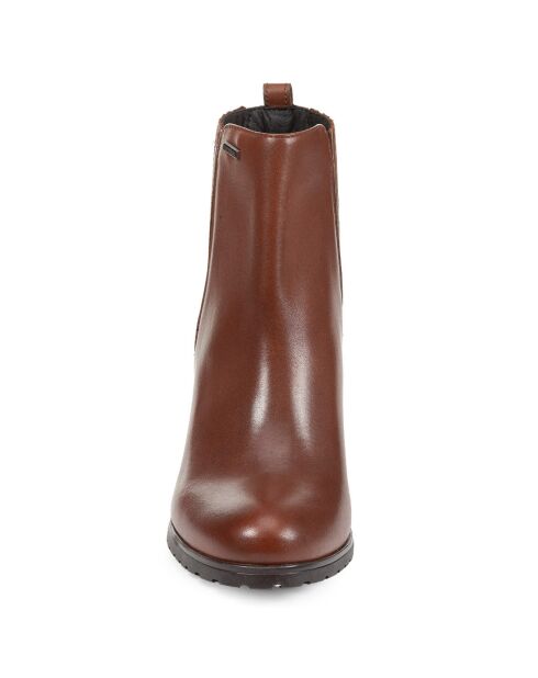 Chelsea Boots en Cuir New marron