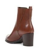 Chelsea Boots en Cuir New marron