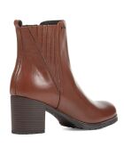 Chelsea Boots en Cuir New marron