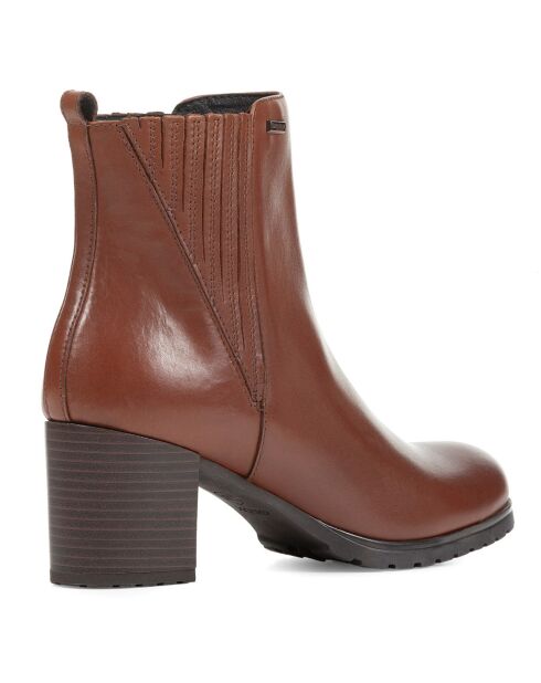 Chelsea Boots en Cuir New marron