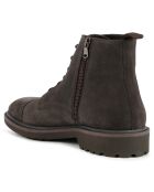 Boots en Velours de Cuir Cannaregio marron