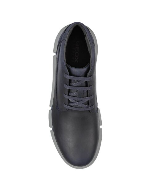 Desert Boots en Cuir Adacter bleu marine