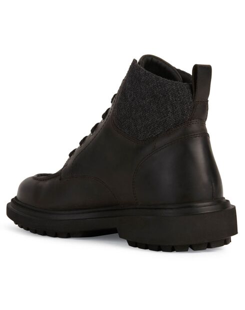 Boots en Cuir Faloria noires