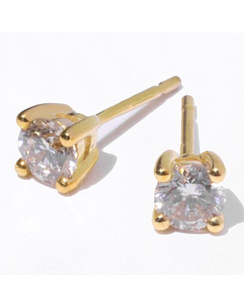 Magali Diamonds 0,4 kt geelgouden oorbellen